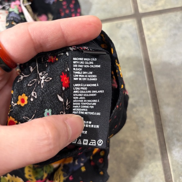 NWTfree people forever flirt Maxi skirt Sz 12 Boho Cottagecore Grunge Whimsigoth - Picture 9 of 12